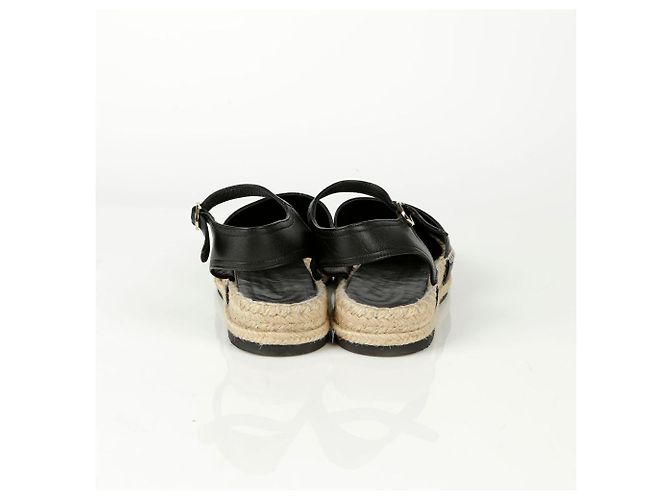 Chanel Espadrille Größe Schwarz - Ansicht 5