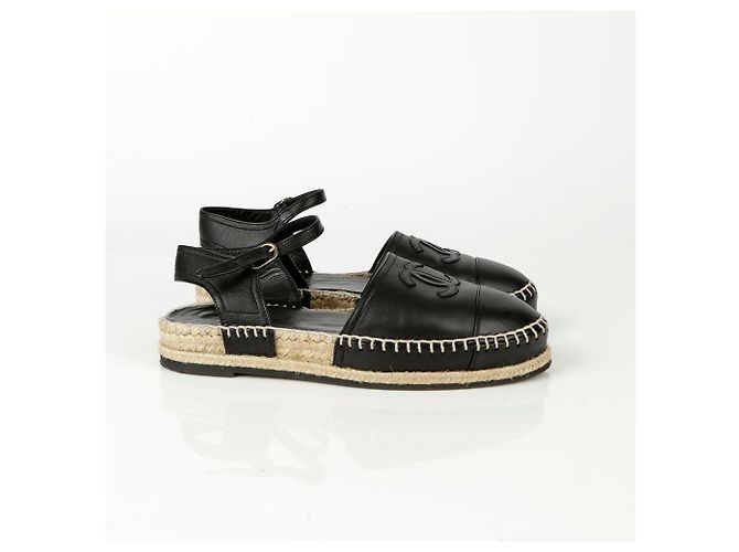 Chanel Espadrille Größe Schwarz - Ansicht 6