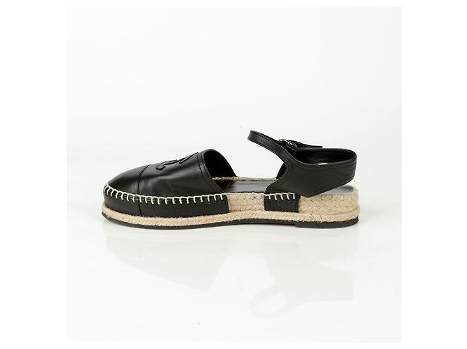 Chanel Espadrille Größe Schwarz - Ansicht 7