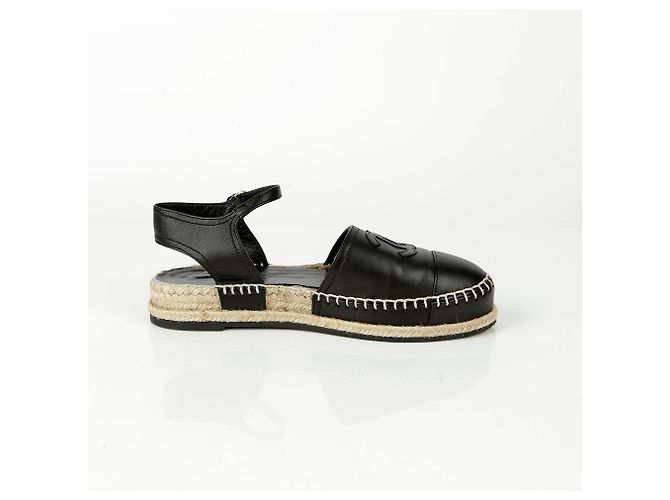 Chanel Espadrille Größe Schwarz - Ansicht 8