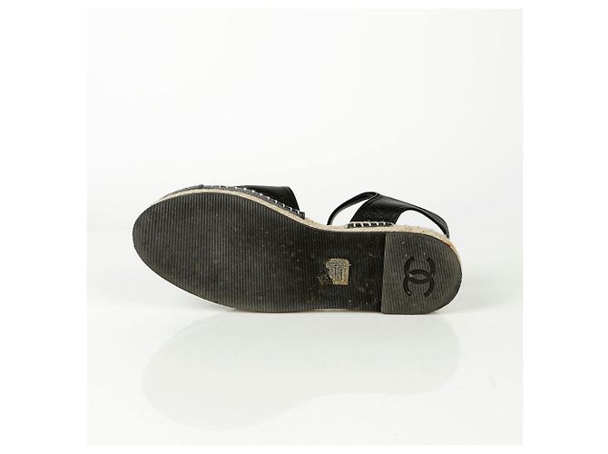 Chanel Espadrille Größe Schwarz - Ansicht 9