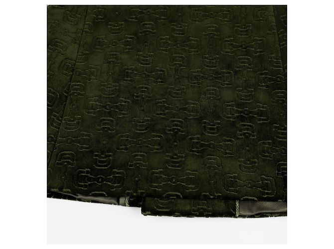 Gucci Chaqueta con estampado de estribo Verde - vista 13
