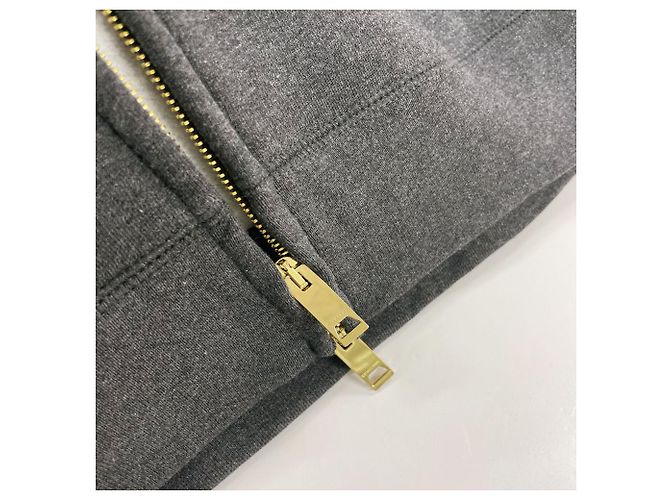 Burberry Felpa con cappuccio CLAREDON MELANGE CARBONE Nero - vista 17