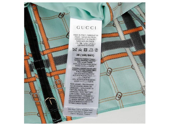 Gucci Abito stampato GG Taglia Blu - vista 10