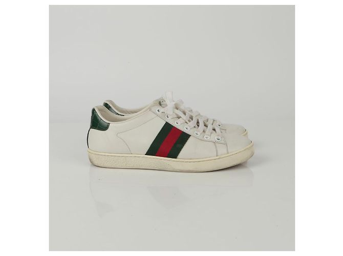 Gucci Sneakers Ace Bianco - vista 10