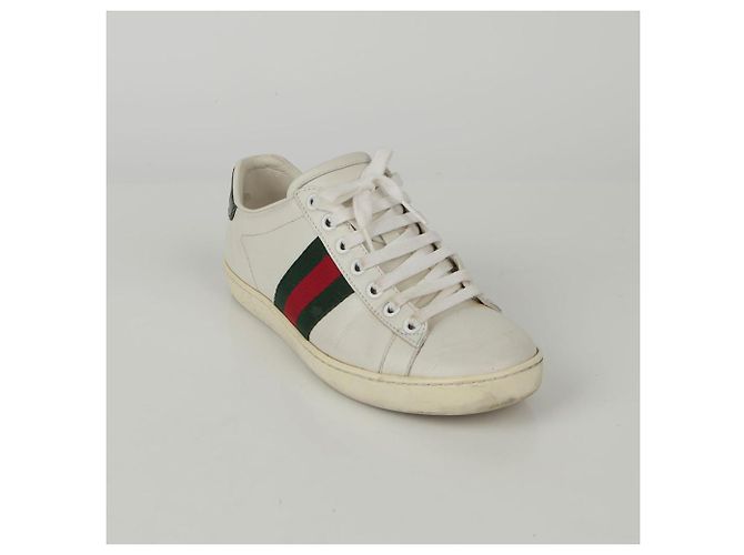 Gucci Sneakers Ace Bianco - vista 2