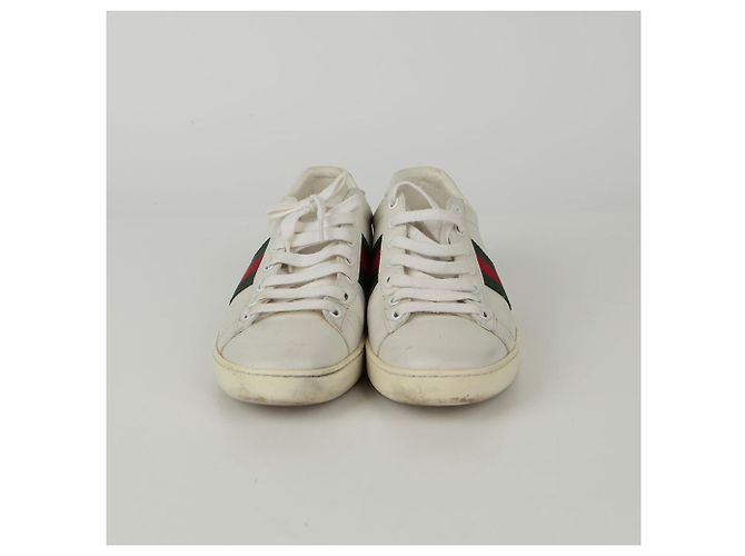 Gucci Sneakers Ace Bianco - vista 3