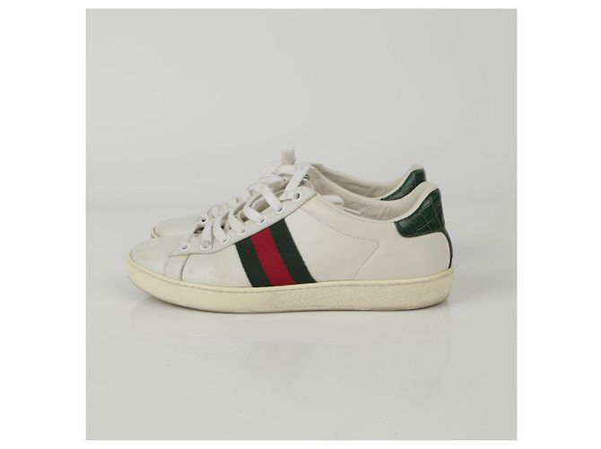 Gucci Sneakers Ace Bianco - vista 6