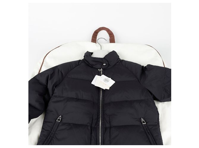 Hermès Extra Leichte Pufferjacke XS Schwarz - Ansicht 3