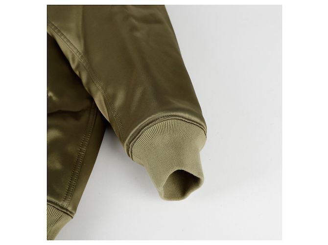 Gucci Reversible Bomberjacke mit Logo-Patch Größe Braun - Ansicht 10