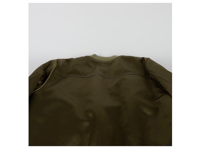 Gucci Reversible Bomberjacke mit Logo-Patch Größe Braun - Ansicht 12
