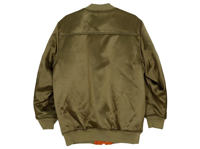 Gucci Reversible Bomberjacke mit Logo-Patch Größe Braun - Ansicht 2