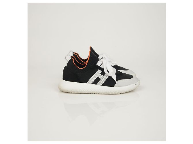 Hermès Sneakers Size Crew Nero - vista 3