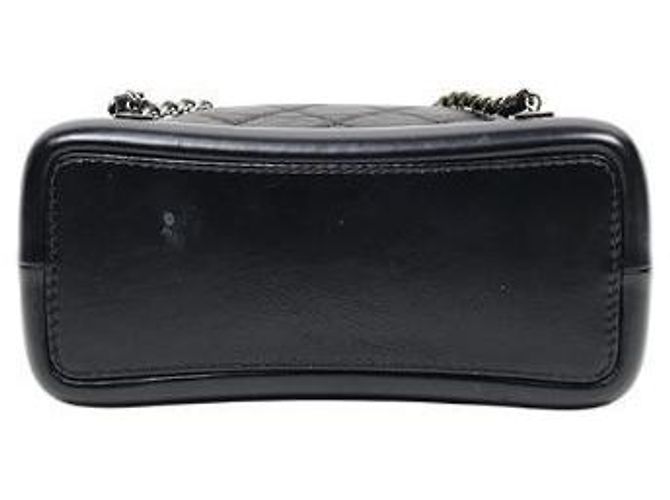 Chanel Schwarzer Leder Gabrielle Rucksack - Ansicht 4