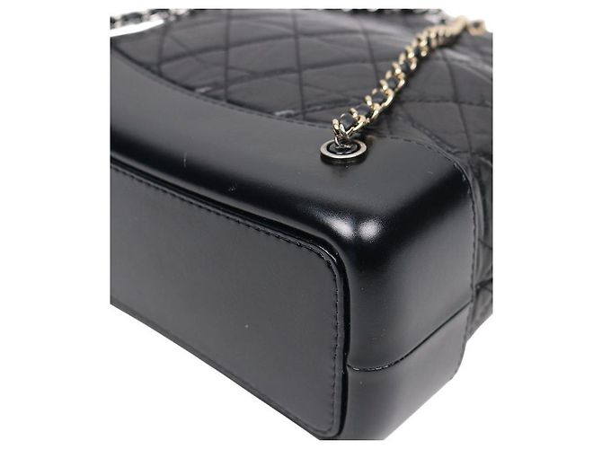 Chanel Schwarzer Leder Gabrielle Rucksack - Ansicht 6