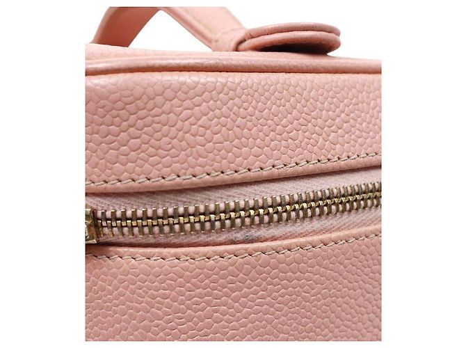 Chanel Borsa Tote Vanity in Caviar Rosa - vista 11