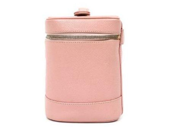 Chanel Borsa Tote Vanity in Caviar Rosa - vista 2