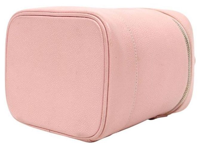 Chanel Borsa Tote Vanity in Caviar Rosa - vista 8