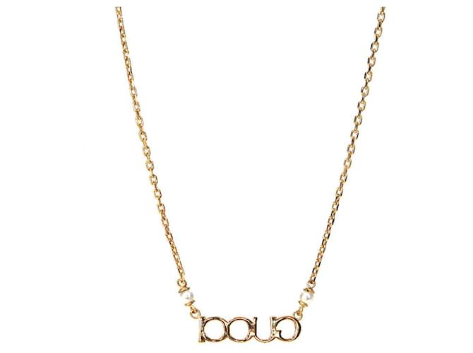 Gucci Collar de oro y perlas Dorado - vista 2