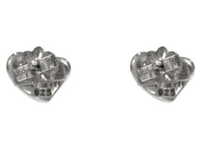 Tiffany & Co Herzhohle Silberohrringe - Ansicht 3