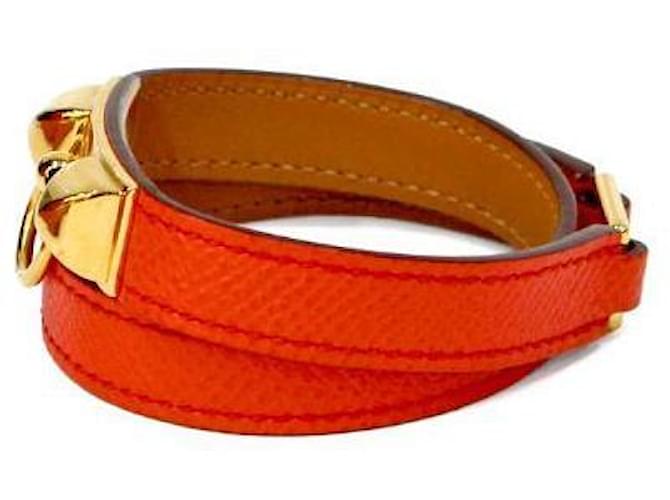 Hermès Pulseira Rival Laranja - vista 2