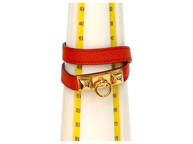 Hermès Pulseira Rival Laranja - vista 6