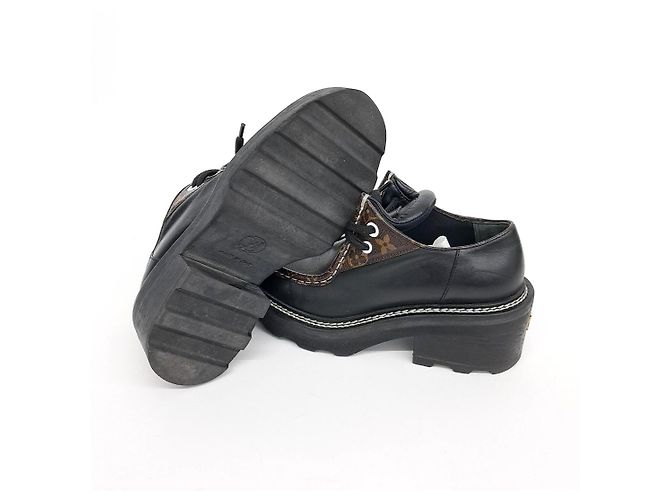 Scarpe Derby Bo Boulevard Louis Vuitton Nero - vista 4