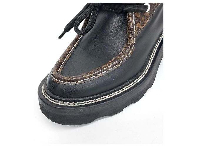 Scarpe Derby Bo Boulevard Louis Vuitton Nero - vista 5