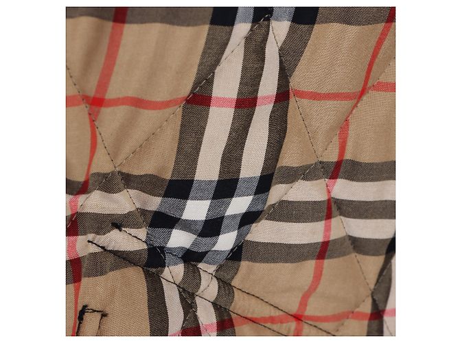 Jaqueta acolchoada com capuz Burberry Preto - vista 5