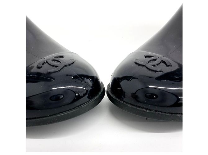 Botas de lluvia Camelia Chanel Negro - vista 2