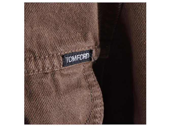 Tom Ford Giacca in denim con zip Tampod - vista 4