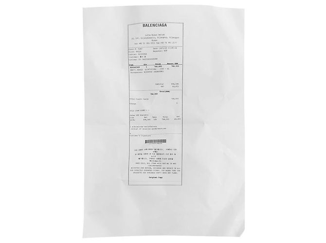 Balenciaga Hoodie T-Shirt Schwarz Große Passform mit Echtem Kunstlogo für Herren - Ansicht 8