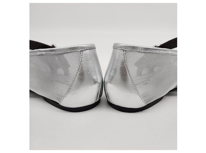 Louis Vuitton Netz-Ballerina Silber - Ansicht 3