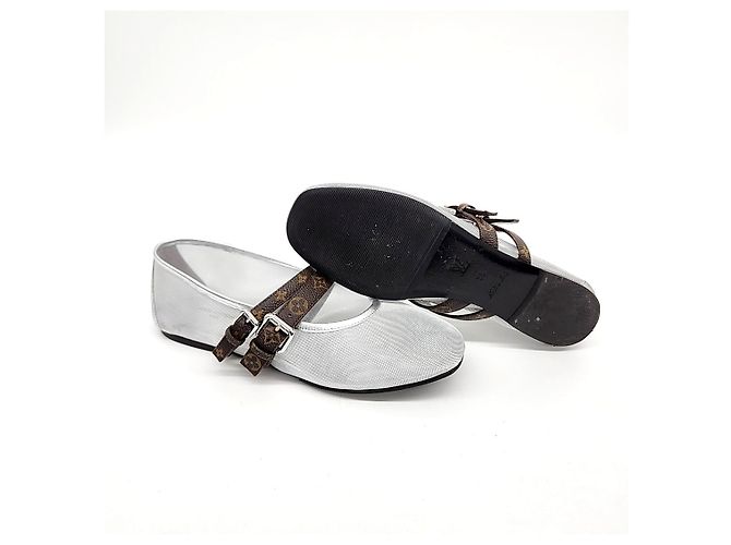 Louis Vuitton Netz-Ballerina Silber - Ansicht 4