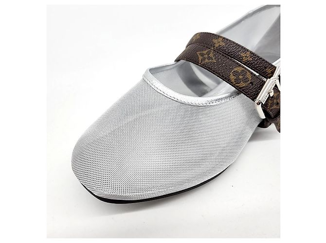 Louis Vuitton Netz-Ballerina Silber - Ansicht 5