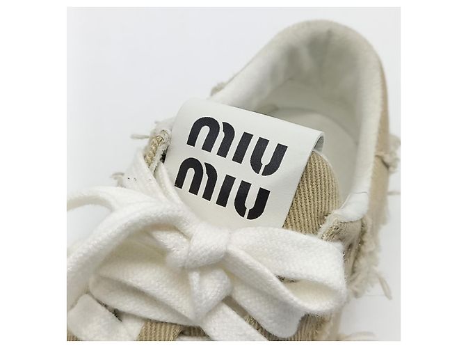 Sneakers Miu Miu Marrone - vista 5