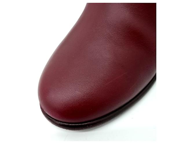 Botines Chanel Roja - vista 5