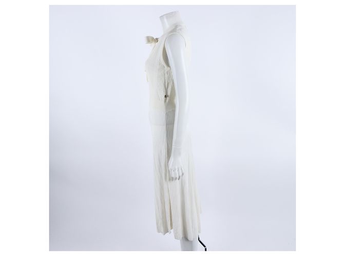 Vestido Louis Vuitton Blanco - vista 2