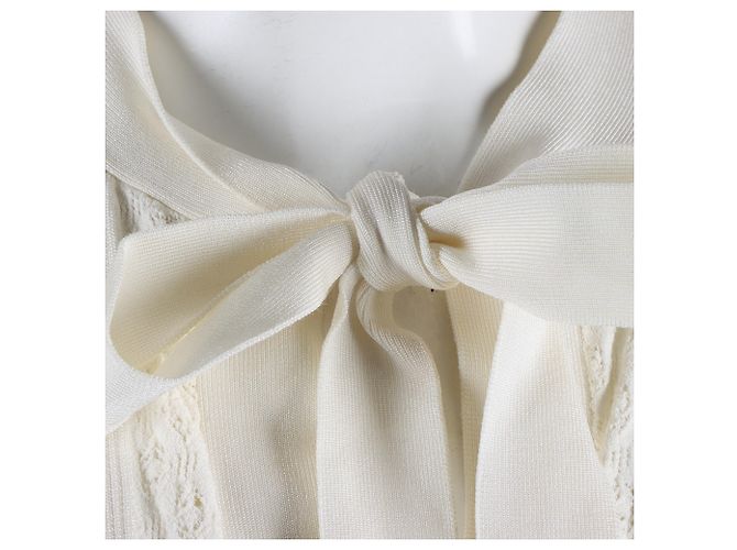 Vestido Louis Vuitton Blanco - vista 4