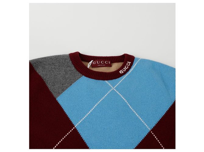 Gucci Size Argyle Pattern Knit Multiple colors - view 4