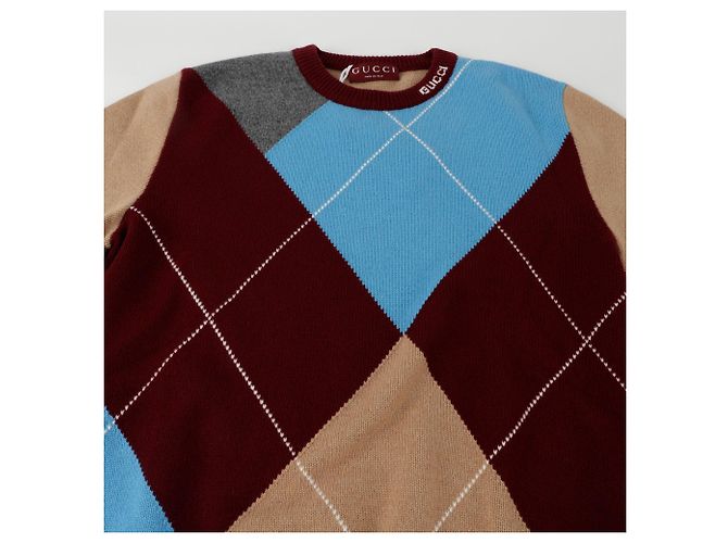 Gucci Size Argyle Pattern Knit Multiple colors - view 5
