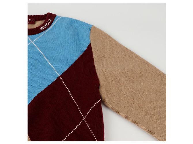Gucci Size Argyle Pattern Knit Multiple colors - view 7