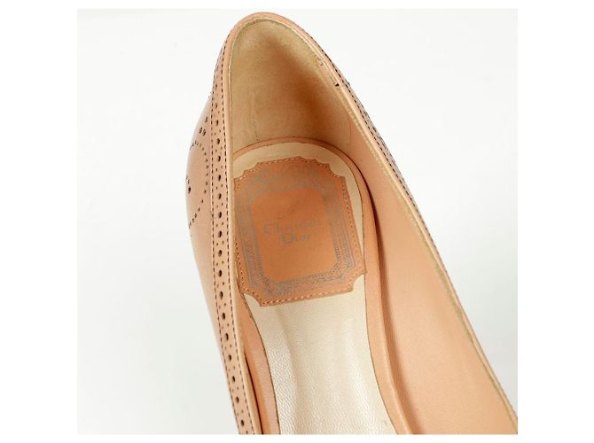 Dior Offene Pumps mit Größenband Braun - Ansicht 11