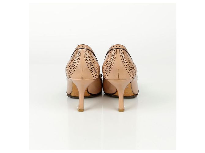 Dior Offene Pumps mit Größenband Braun - Ansicht 5