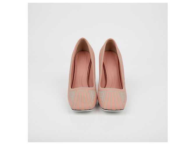 Fendi Pumps Freedom Square Taglia Rosa - vista 3