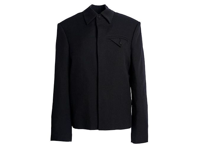 Louis Vuitton Embellished Wool Bomber Black - view 2