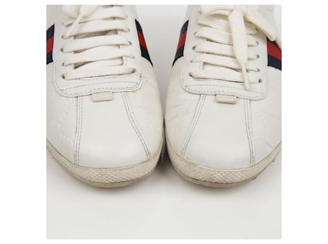 Gucci Sneakers con lacci Bianco - vista 5