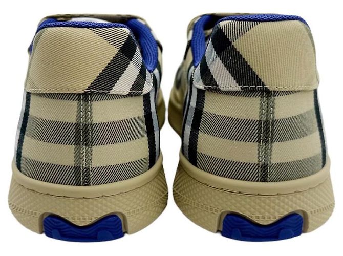 Burberry Sneakers Terry Check Marrone - vista 10