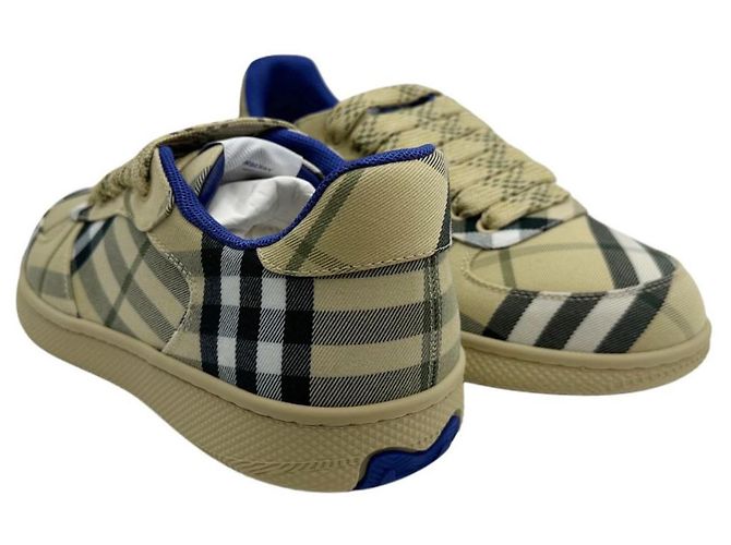 Burberry Sneakers Terry Check Marrone - vista 8