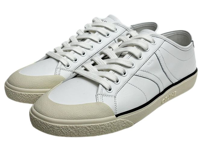 Céline Baskets basses à lacets Blanc - vue 6